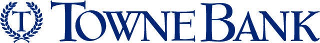 Towne Bank Blue Text Logo